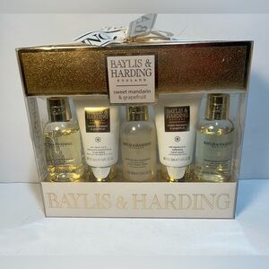 Baylis & Harding England Sweet Mandarin & Grapefruit 5 Piece Gift Set NEW
